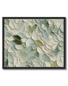 BOTANICAL LEAF GRID - FRAMED