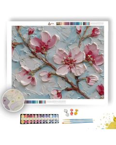 CHERRY BRANCH SILK - Paint by Numbers Full Kit