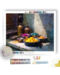AFTERNOON GLOW WINDOW - Paint by Numbers Full Kit
