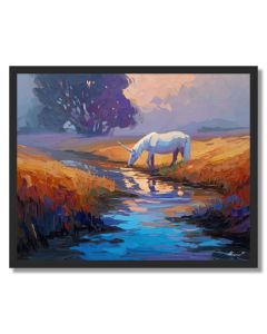 STREAM SAND NOTE - FRAMED