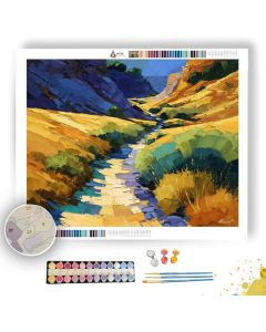 DESERT BRASS VIGNETTE - Paint by Numbers Full Kit