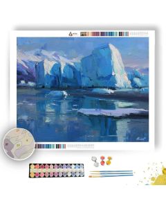 GLACIER STUDY - Paint by Numbers Full Kit