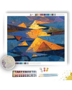 TRIANGULAR DETAIL GARDEN - Paint by Numbers Full Kit