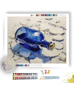 BOTTLE MARBLE DRIFT - Paint by Numbers Full Kit