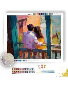 COUPLE WATERLINE GARDEN - Paint by Numbers Full Kit
