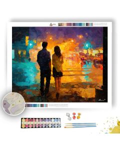 SUNLIT COUPLE VIEW - Paint by Numbers Full Kit