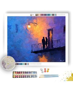 VIOLET APARTMENT HALO - Paint by Numbers Full Kit