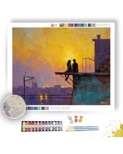 ROOFTOP SAND PASSAGE - Paint by Numbers Full Kit