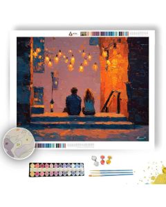 LANTERN BEHIND - Paint by Numbers Full Kit