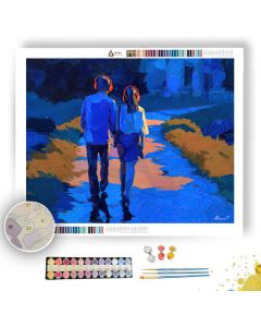 SILK HEADPHONES GLOW - Paint by Numbers Full Kit