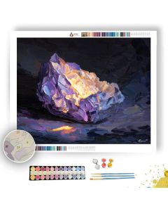 GARDEN GEODE GLOW - Paint by Numbers Full Kit
