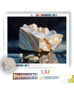 STONE VEINED VIGNETTE - Paint by Numbers Full Kit