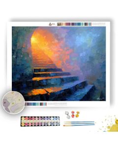 STAIRWAY SPARK - Paint by Numbers Full Kit