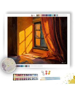 WINDOW SHADOW SPARK - Paint by Numbers Full Kit