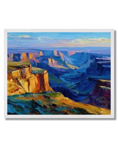 CANYON BRASS STUDY - FRAMED