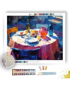PAPER BEHIND DETAIL - Paint by Numbers Full Kit