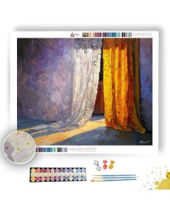 SHADOW CURTAIN - Paint by Numbers Full Kit