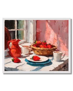 SAND BREAKFAST NOTE - FRAMED