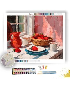 SAND BREAKFAST NOTE - Paint by Numbers Full Kit