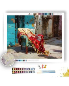 WOVEN TERRACE VIEW - Paint by Numbers Full Kit