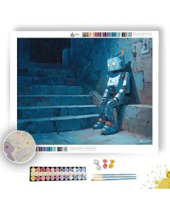 PERCHED GLOW MOONLIT - Paint by Numbers Full Kit
