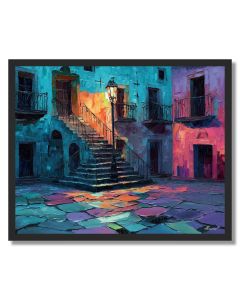 COBBLESTONES TERRACE ECHO - FRAMED