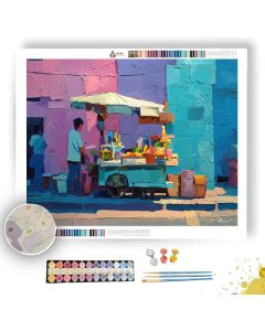 STREET TERRACE RHYTHM - Paint by Numbers Full Kit