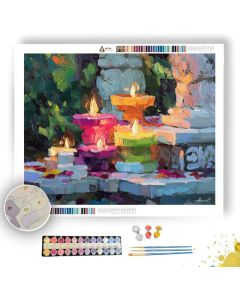 INCENSE EMBER HUSH - Paint by Numbers Full Kit