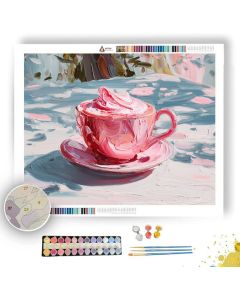 COBALT SWIRL STUDY - Paint by Numbers Full Kit