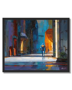 FUTURISTIC CLOUD CHORD - FRAMED