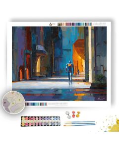 FUTURISTIC CLOUD CHORD - Paint by Numbers Full Kit