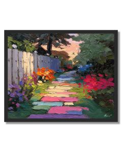 PARTY SILK PATH - FRAMED