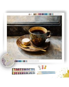 MARBLE COFFEE - Paint by Numbers Full Kit