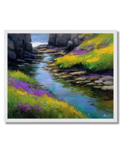 STREAM WATER MOMENT - FRAMED