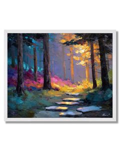 SUNLIT FOREST - FRAMED