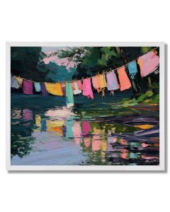 SCENE MARBLE HUSH - FRAMED