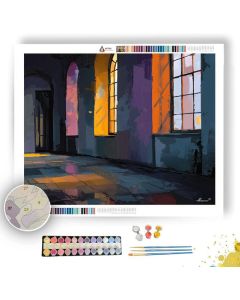 WINDOW INFOGRAPHIC THRESHOLD - Paint by Numbers Full Kit