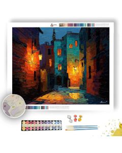 LANTERN LINED SPARK - Paint by Numbers Full Kit