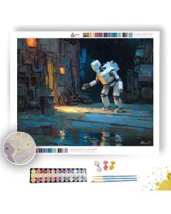 REACHING IRON HOUR - Paint by Numbers Full Kit