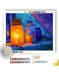 TICKET RHYTHM COBALT - Paint by Numbers Full Kit