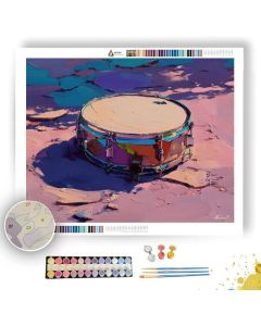 TAMBOURINE NOTE - Paint by Numbers Full Kit