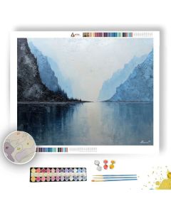 SILHOUETTE STONE WATERLINE - Paint by Numbers Full Kit