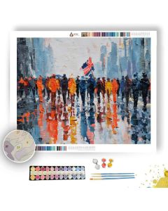 WOOD SILHOUETTE RHYTHM - Paint by Numbers Full Kit