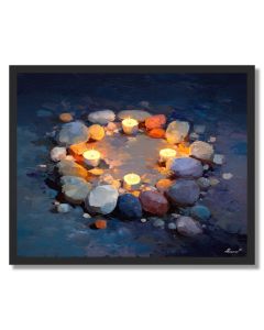 SHADOW CIRCLE HALO - FRAMED