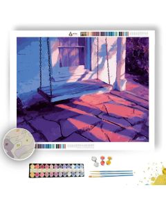 SWING VIOLET GLOW - Paint by Numbers Full Kit