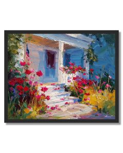 BESIDE WATERLINE GARDEN - FRAMED