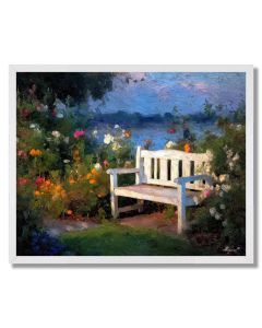 QUIET AGAINST VIEW - FRAMED