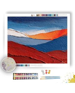 HILLS DETAIL - Paint by Numbers Full Kit
