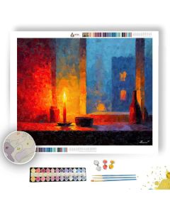 QUIET CANDLELIT - Paint by Numbers Full Kit
