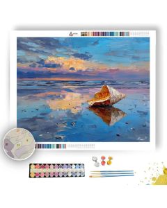 SHELL NEAR CALM WATER - Paint by Numbers Full Kit